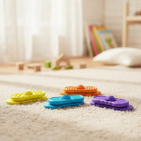 4 Pieces Tactile Silicone Fidget Toy Handheld Sensory Fidget Toy Pocket-Sized Quiet Fidgets Portable for Classroom