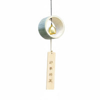 Soothing Sound Bamboo Wind Chime DIY Project Hanging Bamboo Tube Chime Relaxing Low Tones Oriental Wind Bell Vintage Design for Children, Crafters, Outdoor, Kindergarten, Patio, Balcony