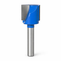 Flat Bottom Router Bit Straight Shank Bottom Flattening Router Bit Wood Cutter Carbide Tool Long-Lasting for Woodworkers