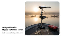 12V System Compatible Electric Trolling engine maintenance Parts Ergonomic Tiller Handle Trolling engine Hardware Easy Installation Boating gear durableDuty Design for Fishermen, Boat Owners, DIY technicians, Fishing, competitions, Lakes and watermethods