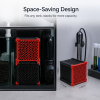 Aquarium Water Purifier Filter Media Box for Activated Carbon