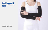 2 Pieces Thermal Compression Sleeve High-Stretch Compression Limb Sleeves Sleeve Skingentle Continuous Comfort