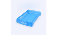 Stackable Storage Tray Shallow Plastic Parts Tray Slim-Profile for Technicians