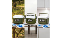 Picnic Cooler Portable Chiller with Ice Packs Insulated Container Sturdy Ice Chest Box for Road Trips