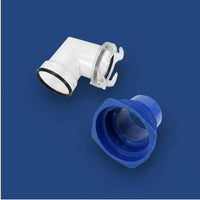 Clear View RV Dump Station Adapter Leak-Proof Transparent Sewer Hose Connector Odor-Tight Recreational Vehicle Owner Waste Pipe Adapter Compact Storage for Campsite