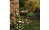 Multifunction Hanging Bird Bath Removable Metal Bird Bath Multipurpose Garden Decor Easy to Hang for Backyard, Patio
