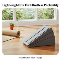 Exercise Ramp Block Portable Exercise Ramp Pilates Foam Block Easy to Clean Incline Board Ergonomic Design for Athletes