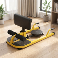 Deep Squat Machine with Rotating Disc Non Slip Assisted Knee Bend Machine with Handles Ergonomic Fitness Equipment for Home Gym