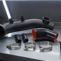 Long-Lasting Intake Pipe Kit High Performance Intake Tube with Silicone Couplers Automotive Coupler Aftermarket for Car Enthusiasts, Engine Bay, Turbo Customization