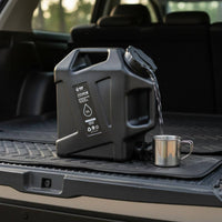 Food Grade Camping Water Carrier Large Opening Water Jug with Spigot Double Handle Design for Outdoor