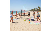 Easy Assembly Multi-Sport Pickleball Net Stable Triangular Structure Portable Shuttlecock Net Indoor Outdoor Use Carry Bag Included for Family, Kids, Backyard, Park, Beach