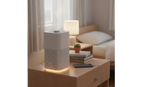 Function Space-Saving Air Purifier with Night Light Formaldehyde Removal Mini Air Purifier Quiet Operation for Pet Owners, Babies