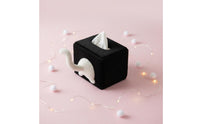 Functional and Decorative Soft Tissue Box Cover Easy Refill Funny Soft Tissue Cover Zipper Closure Home Decoration for Living Room, Bedroom, Desk, Car
