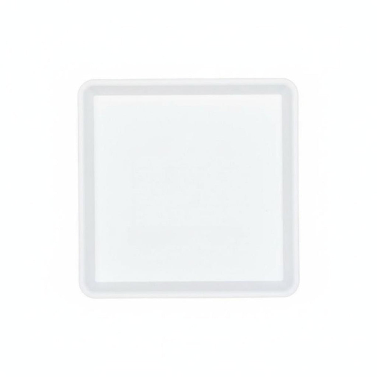 Imitation Ceramic Finish Square Water-Catching Base Thickened Design Square Water Catcher Easy to NeatPlant Saucer Sturdy for Gardeners, Homeowners, Indoor, Outdoor, Garden, Balcony