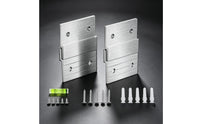 Z Clip Hanger Heavy Duty Z-Shaped Bracket Hanger Mounting Bracket with Screws Easy to Install Hanging Hardware Sturdy for DIYers