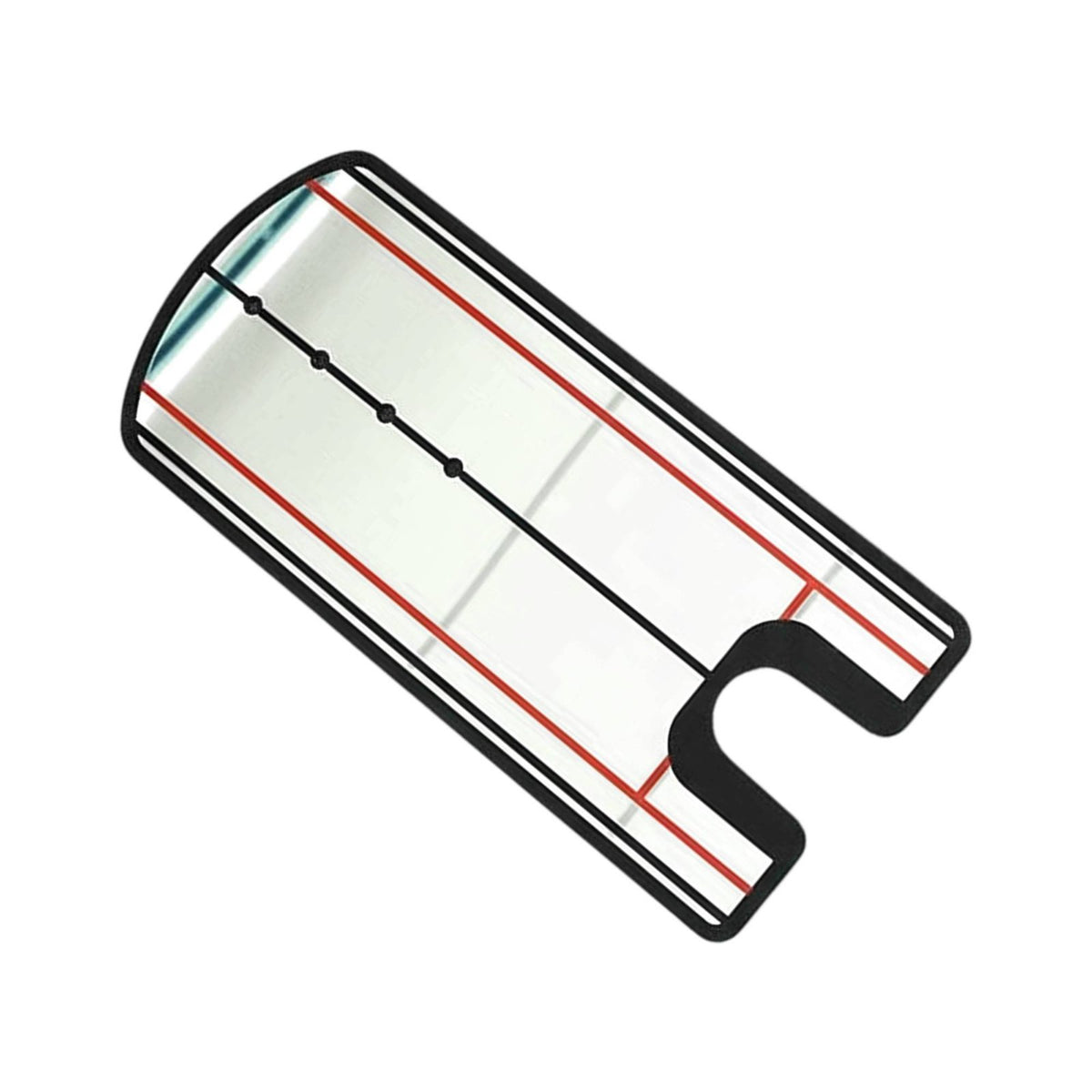 Golf Putting Mirror Reflective Surface Putting Mirror Improves Accuracy & Consistency Putter Alignment Aid for Beginners, Driving Range