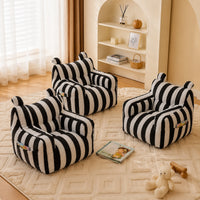 Pet Sofa For Small Dogs Dog Bed Striped 45cm Fabric Living Room For When Home Alone All-Season Use