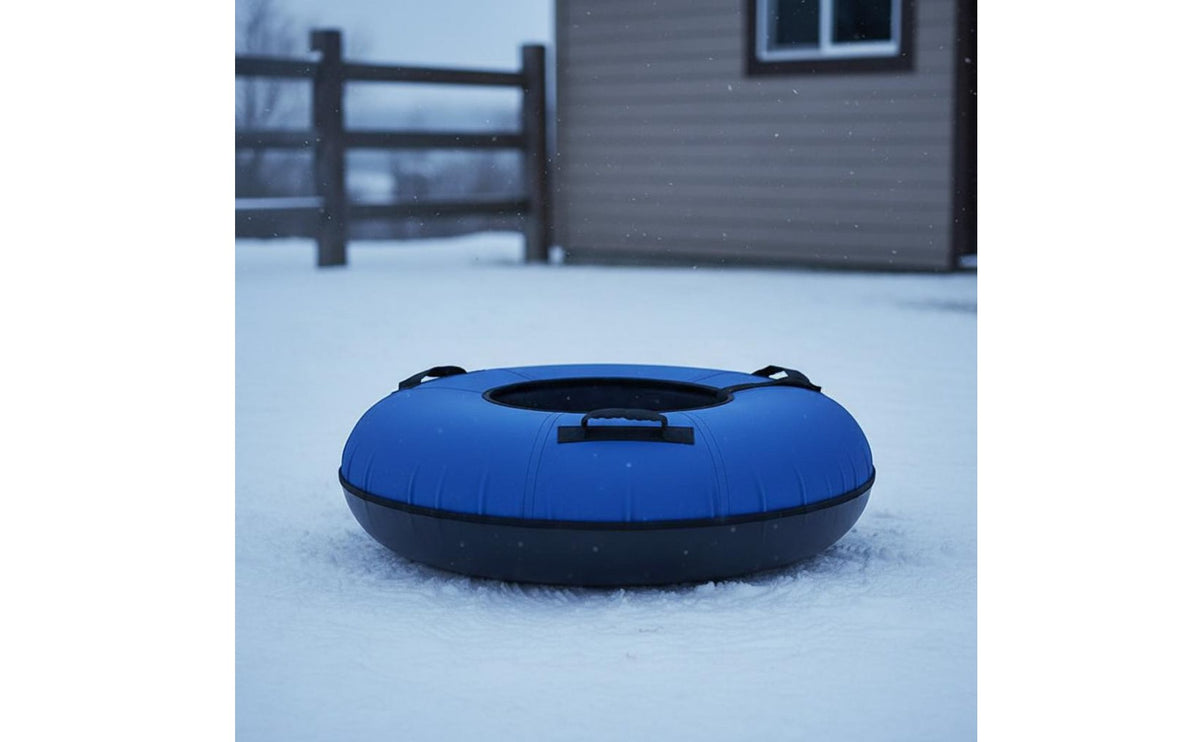 Thickened Inflatable Sled, Wear-Resistant Winter Tube, Adult & Child, Rainbow Slide