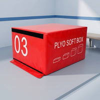 Padded Soft Plyo Box Sturdy Plyometric Box Rectangular Equipment Versatile for Beginners, Athletes, Indoor Training, Home Gym