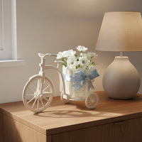 Tricycle Flower Basket Tricycle Storage Organizer Ribbon Plant Holder