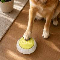 Recording Speech Button White Base Dog Communication Buttons Portable