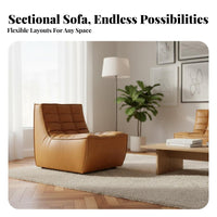 grid Texture sectional Corner Couch mid-century modernera Modern aesthetic U-Shaped sectional Sofa Set Plush Comfort Living Room Furniture long-lasting Construction for Families, Homeowners, Interior Designers, Lounge Area, Apartment, Office