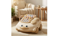Musical Telephone Toy Car Interactive Toy Phone with Piano Keys Play Phone Push-Along Play Keys Sensory for Toddlers, Playroom