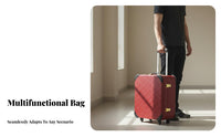 Multi-Functional Accordion Trolley Bag 3-Way Carrying Rolling Accordion Case Large Capacity for Performers, Travel, Performances, Rehearsals
