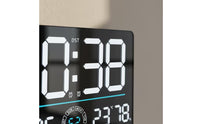 LED Digital Wall Clock Digital Wall Clock High-Contrast for Office, Bedroom