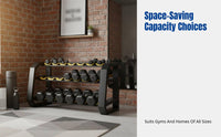 Dumbbell Rack, Commercial Grade Weight Stand, Multi-Tier Storage, Gym Equipment Organizer