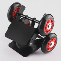 Emergency Use Flat Tire Push Aid Portable Motorcycle Mover Dolly 360 Degree Wheels Tire Mover Dolly Heavy Duty for Roadside