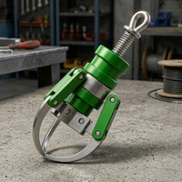 Metal Claw Toy with Bead Chain Mechanical Spring-Loaded Claw Keychain Toy Keychain Sturdy Keyring Compact for Fidgeters