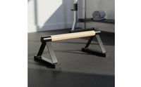 Wooden Push up Bar Sturdy Base Handstand Comfortable Grip Exercise Parallettes for Beginners, Training