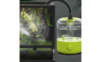 Reptile Mist Humidifier with Hose Compact Reptile Humidifier with Hose Quiet Top Fill for Vivarium