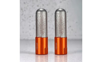 2 Pieces Diamond Grinding Head Precision Diamond Grinding Bit with M10 Thread Abrasive Tool High Wear Resistance Long-Lasting