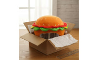 Burger Hat Humorous Burger Costume Hat Novelty Design Soft Burger Headpiece for Cosplay