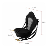 EVA Foam Kayak Seat Cushion Padded Backrest Kayak Seat Pad Portable for Kayaking, Canoeing