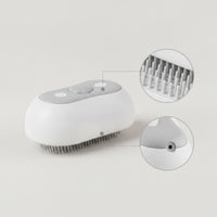 Static-Reducing Pet Grooming Brush with Spray Rechargeable Spray Pet Brush Detangling Skin-Friendly for Shedding Care