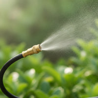 Misting Kit with Brass Nozzles DIY Misting System with Strainer Compatible Drips Irrigation Kit for Gardeners, Greenhouse