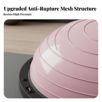 Non-Slip Surface Half Balance Ball Thickened Base Core Training Half Ball Anti-Puncture-Resistant Core Training Dome Full Body Workout for Children