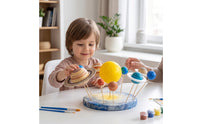 Solar System Model Kit DIY Solar Model Set Easy to Color Toy for Kids, Teachers