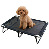 Foldable Elevated Dog Bed with Breathable Mesh, No Assembly Required
