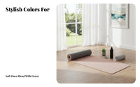 Exercise Mat Shock Absorption Thick Exercise Mat Sound Dampening for Women, Beginners, Home Gym, Pilates