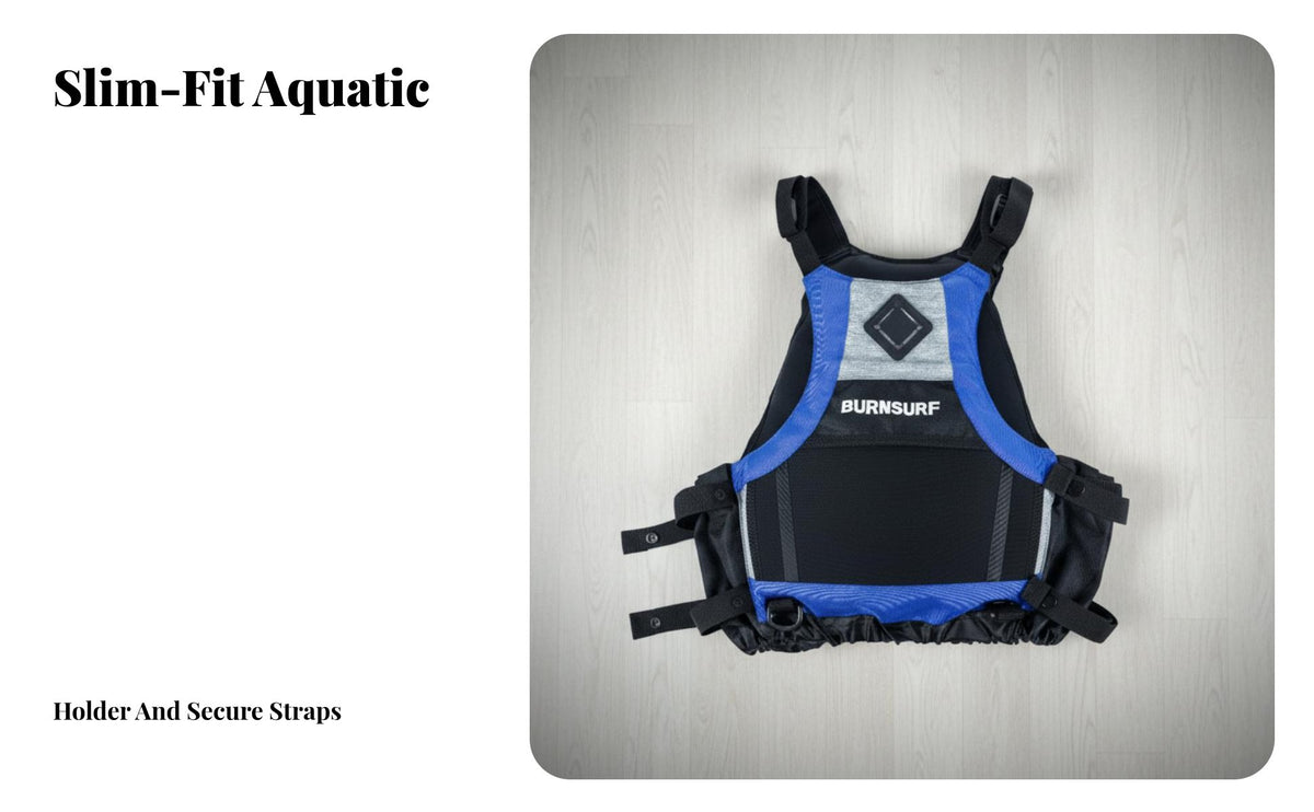 Slim Professional Flotation Device Lightweight Flotation Device Adjustable Straps Breathable for Kayakers, Snorkelinging Ing