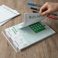 Ebbinghaus English Vocabulary Notebook for Students - Memory Aid & Dictation Practice
