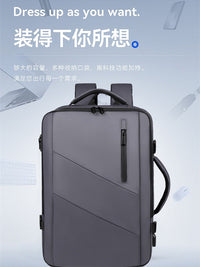 Large Capacity Men's Business Backpack with Laptop Compartment