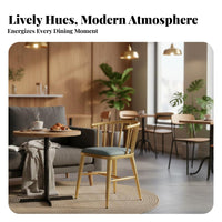 Wrought Iron Frame Upholstered Dining Booth Set Modern Design Restaurant Seating Comfortable Upholstery Commercial Furniture Space-Saving for Cafe Owners, Families, Homeowners, pearl Tea Shop, Bistro, Lounge Area