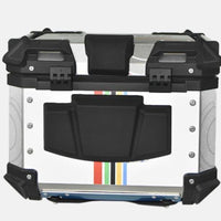 Universal aluminum motorcycle tail box backrest pad