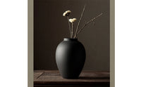 Minimalist Decorative Vase Matte Iron Vase Modern Smooth for Home Decor