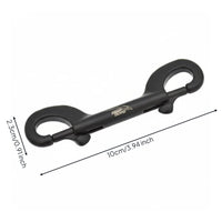 316 Stainless Steel Double Ended Bolt Snap Double Ended Bolt Snap Hook Quick Release for Technical Divers, Kayaking